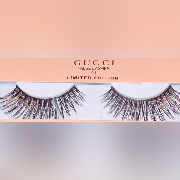 Gucci Other - GUCCI ✨ Limited Edition ✨ FALSE LASHES adorned w/ Crystals (Gucci Glue included)